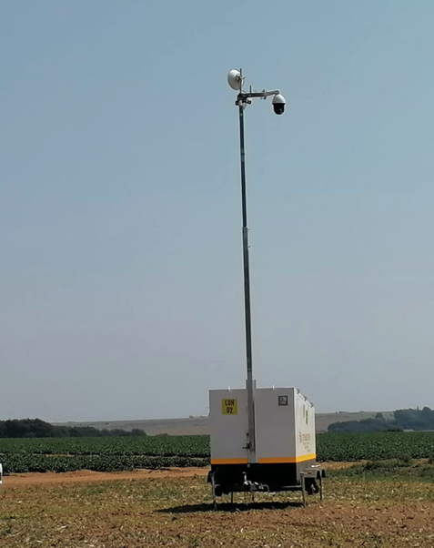 Security alarm trailer